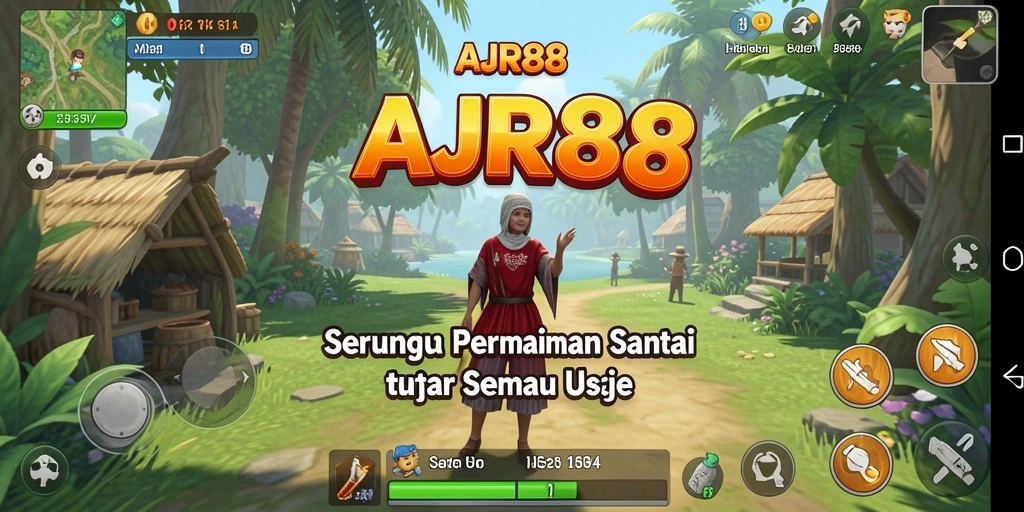 Tangkapan layar AJR88 menunjukkan gameplay santai yang menyenangkan.