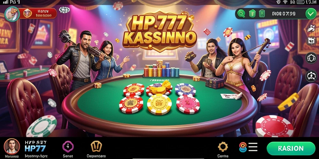 Tampilan gameplay HP777 yang menarik dan menegangkan di kasino.