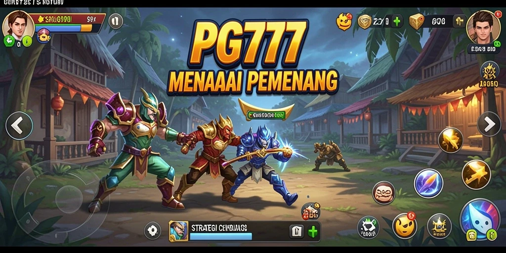 Tangkapan layar gameplay PG777 yang penuh strategi dan aksi.