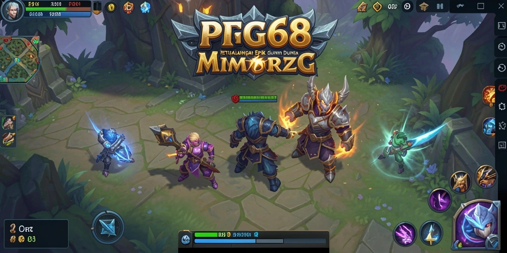 Tampilan menarik dari gameplay PGG68 yang penuh aksi.